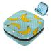 Portable women's binding-storage bags menstrual cup pocket female menstrual pads bags for teenage girls tampons for the first period dotted green banana multicolored