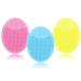 Silicone Face Scrubbers Exfoliator Cleanser Cleansing Brush Pad Men Women Value 3Pack Dry Skin Scrub Scrubby Pore Blackhead Removing Exfoliating-Unique For Girl Sister Best Friend (3 Pack Blue & Pink & Yellow) 3 Pack Mixed Color