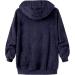Shop Hanxiulin Women's Fleece Plush Jacket - Warm Long-Sleeved Bomber Coat with Hood | Fluffy Winter Fashion in Dark Blue 3XL - Buy Online on GoSupps.com