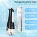 Water Dental Flosser | Portable IPX7 Waterproof Oral Irrigator - 3 Modes for Teeth & Braces Care (Black) - Travel & Home Use - Buy Online on GoSupps.com