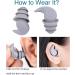 Silicone Sleeping Earplugs - Reusable Waterproof Noise Reduction | Portable Box for Hearing Protection at Festivals Music Learning & Work - Buy Online on GoSupps.com