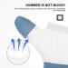 Healifty Baby Thumb Sucking Stop Finger Guard - 2 Pairs, Kids Thumb Sucking Glove with Wrist Band - M White 11.5x6.5x0.5cm - Buy Online on GoSupps.com
