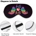 Rainbow Wings Heart Sleep Mask | Adjustable Strap Blindfold for Men and Women | Blocks Light for Travel and Nap - Buy Online on GoSupps.com