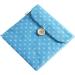 Cabilock Sky Blue Polka Dot Storage Pocket Organizer for Women | Stylish Sanitary Bag for Menstruation & Everyday Essentials - Buy Online on GoSupps.com