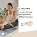Lotuscrafts Yoga Gurt - 100% Cotton Yoga Belt for Better Stretching | Beginners & Advanced | Anthracite Gray 250x3.8cm - Buy Online on GoSupps.com