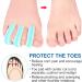 Haosem Foam Toe Separator 2 Pieces for Overlapping Toes & Hammer Toe Relief | Pressure & Friction Control - Buy Online on GoSupps.com