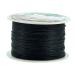 Mandala Crafts Black 1mm Waxed Cord for Jewelry Making - 109 Yds Black Waxed Cotton Cord for Jewelry String Bracelet Cord Wax Cord Necklace String