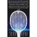 Electric Fly Swatter 3000V Bug Zapper Racket Dual Modes Mosquito Killer with Purple Mosquito Light Rechargeable for Indoor and Outdoor Home Office Backyard Patio Camping(Color:White) - Buy Online on GoSupps.com