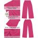 Vetinee High Waisted Wide Leg Dress Pants for Women - Magenta, Size L | Business Office Trousers with Pockets - Buy Online on GoSupps.com