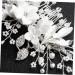 Beaupretty Women Hair Comb for women womens for hair crystal headpiece pearl rhinestone hair clips silver floral hair rhinestone hair s for women Floral Headdress Women Hair Crystal - Buy Online on GoSupps.com