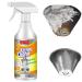 2 Cleaning Foam Spray - Powerful Rinse- Bubble Cleaner Multi-Function Heavy Duty Kitchen Cleaner All Purpose Cleaner Grease Cleaner for Oil and Sticky