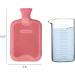 HomeTop Premium Classic Rubber Hot Water Bottle with Unicorn Cover- 2L Multicolor (2 Pack) - Buy Online on GoSupps.com