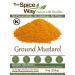 The Spice Way Ground Yellow Mustard Seed - 8 oz | Premium Quality Spice for Cooking and Seasoning - Buy Online on GoSupps.com