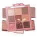 Eyeshadow Palette 9 Color Longlasting Nude Eye Makeup Palettes in Matte Shimmer Glitter Eye Shadow High Pigmented sombras para ojos for Daily Strawberry Makeup 02 Pink Strawberry