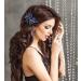 Aimimier Bridal Royal Blue Crystal Hair Comb - Sapphire Hair Piece for Wedding & Events - Buy Online on GoSupps.com