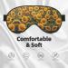 Sunflowers Print Double-Sided Eye Mask | Soft Light Blocking for Better Sleep Quality - Shop Now - Buy Online on GoSupps.com