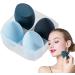 Blender Sponge - Foundation Sponge Cosmetic Applicator | 4 Latex- Multi-colored Beauty Sponges for Makeup Makeup Sponge for Perfect Application Of Liquid Cream And Powder Cosmetics Blue - Buy Online on GoSupps.com