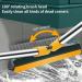 Floor Brush Indoor/Outdoor Broom 3 in 1 Stiff Bristles Floor Scrub Brush with Squeegee & 38in Long Handle Sweeping Brush for Cleaning Kitchen Bathroom Patio Wood Stone Tile Floor - Buy Online on GoSupps.com