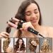 5-in-1 Curling Iron Set - LCD Digital Display Temp Control 3 Barrel & 4 Interchangeable Ceramic Wands for All Hair Types - Includes Glove & 2 Clips - Buy Online on GoSupps.com