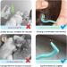 Nepfaivy Tick Pliers Set for Dogs Cats & Humans - 3 Safe Tick Removers & Hooks for All Sizes | Simple & Effective Tick Removal Tool in Blue - Buy Online on GoSupps.com