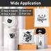 KASYU Infusible Ink Transfer Sheets Bundle - 8Pcs 12x11.8Inch Black Sublimation Paper for Cricut Mug Press and Poly Coaster/Fabric - Buy Online on GoSupps.com