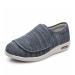 NVBHOF Men's Diabetic Shoes Mens Womens Adjustable Edema Swollen Slippers Extra Wide Surgery Recovery Shoe Widening for Elderly Swollen Feet Plantar Fasciitis 10 Dark Grey