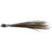 25 Real Feather Hair Extensions - Short Skinny 7-9 inch (Auburn Naturals) | Rings/Loop Included - Buy Online on GoSupps.com