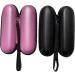 Travel Case for Toothbrushes - Hard Shell Rechargeable Black PU Leather 3-Piece Set (22 x 6.5 x 6.5 cm) | International Shipping - Buy Online on GoSupps.com