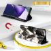 Buy Oihxse Wallet Cover for Xiaomi Redmi Note 10 Pro - PU Leather Flower Marble Flip Case with Stand & Card Compartment - Silicone Protective Shell in Black - Buy Online on GoSupps.com
