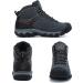 Mens Insulated Leather Hiking Boots - ASTERO Winter Outdoor Snow Shoes 11 A-gray - Buy Online on GoSupps.com