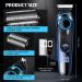BelonLink Professional Hair Trimmer 5-in-1 Beard Trimmer and Hair Trimmer with Length Settings Hair Trimmer Rechargeable LED Display Gift Man for Face Head Body Hair - Buy Online on GoSupps.com