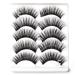 Icycheer Mixed 3D Artificial Eyelashes Natural Long Thick Cross & Fluffy Dramatic Doll Lashes for Cosplay | 5 Pairs - Buy Online on GoSupps.com