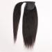 Ponytail Extension Kinky Straight Ponytail Long Yaki Straight Wrap Around Ponytail Extension for Black Women Brazilian Human Hair Ponytail Clip in Ponytail Hair Piece Ponytail Hairpiece for Women (C 22inches 100g Kinky Straight - Buy Online on GoSupps.com