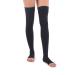 Jomi Compression Thigh High Stockings Collection 20-30mmHg Surgical Weight Open Toe 241 XX-Large Black