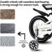 Buy Sunshine Smile 2-Piece Universal Support Wheels for Children's Bikes - Durable Black Iron Training Wheels for Kids - Buy Online on GoSupps.com