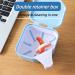 Buy Retainer Storage Box - White Denture Box with Mirror for Travel & Home | Durable & Convenient - Buy Online on GoSupps.com