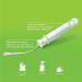 Oi Organic Cotton Tampons - Box of 16 Regular Tampons with Plant-Based Applicator - Buy Online on GoSupps.com