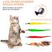 Fousenuk 12-Pack Cat Toys - Extendable Fishing Rod with Springs for Intelligent Play - 31cm to 83cm - Perfect for Cat Employment - Buy Online on GoSupps.com