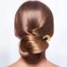 6-Pack Metal U Shaped Hairpins - French Hair Pin Set for Updo Chignon - Hair Accessories for Women and Girls (Gold/Silver) - Buy Online on GoSupps.com