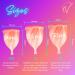 Buy Premium Reusable Menstrual Cup - Soft Silicone Leak-Free Up to 12 Hours Protection - Comfortable Designs for Women (Size A) - International Shipping Available - Buy Online on GoSupps.com