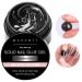 Makartt solid nail gel - 15g glue gel press on nails uv nail adhesive for tips nail tip glue nail lamp needed for nail art nail extension obsidian noir