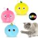 Extfans 3 pieces of cat balls Interactive cat toys ball with sound kitten toys plush bale interactive toy cat ball with lifelike animal noises for cat 3 pieces of cat balls with sound