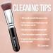Flat Top Kabuki Foundation Brush - Ideal for Liquid, Cream, and Powder Makeup - Buy Online on GoSupps.com
