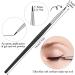 Lusofie 3pcs Eyeliner Brush Set - Professional Eye Makeup Brushes for Angled Eyeliner, Concealer, and Eyebrows - Buy Online on GoSupps.com