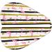 Hair Towel Wrap - Quick Drying Turban with Button | Gold Glittering Hearts & Flamingos - Buy Online on GoSupps.com