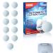 12Pcs in 1 Box Toilet Bowl Cleaner Tablets Automatic Toilet Tank Cleaner Tablets with Sustained-Release Technology Durable Household Cleaning Supplies for Deodorizing & Descaling#12pcs