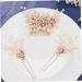FRCOLOR 1 Set Leaf Pearl Hairpin Wedding Hair Clip Wedding Hair Side Comb Hair Combs for Thick Hair Gold Hair Clips Accessories Barrette Prom Suits for Women Hair Forks for Buns Metal - Buy Online on GoSupps.com