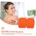 Beavorty 4pcs Bath Gloves and Sponge Set - Exfoliating Shower Accessories in Orange - Buy Online on GoSupps.com