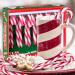 Mijoma Canmate Strawberry Candy Canes - Red/White Striped - Natural Colors - Perfect Christmas Tree Decorations & Gift Hangers - Coxy Christmas (72 x 12g) - Buy Online on GoSupps.com
