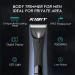 Kibiy Men's Electric Body Razor - Waterproof IPX7 LED Display Wireless Charging Interchangeable Ceramic Blade - International Shipping Available - Buy Online on GoSupps.com